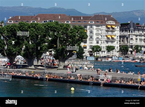 Bains De Paquis And Geneva Hi Res Stock Photography And Images Alamy