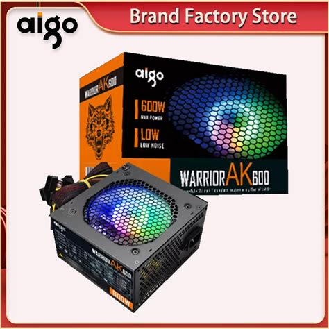 Aigo Max W Unidade De Fonte Alimenta O Do Pc Psu Mute Gaming