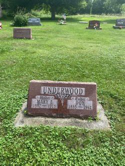 Mary Elizabeth Cox Underwood Memorial Find A Grave