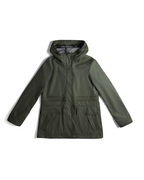 Chaqueta De Lluvia Para Mujer Verde Oliva TrendSeeker