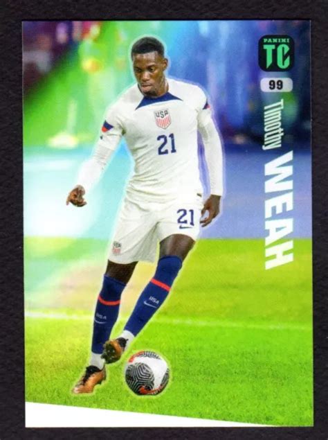 Panini Top Class Trading Cards Core Set Timothy Weah Usa Eur