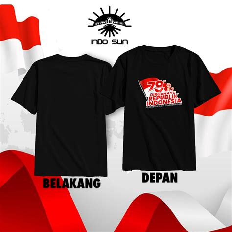 Jual Kaos Panitia Hut Ri Ke Dirgahayu Indonesia 17 Agustus 2023 Merdeka