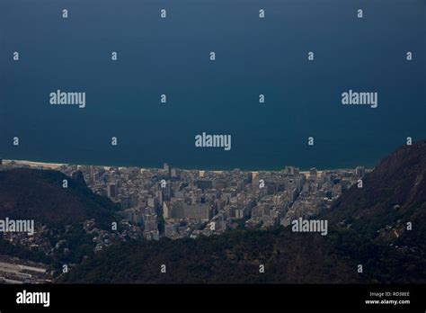 Amazing View From The Christ The Redeemer Statue Of The City Of Rio De