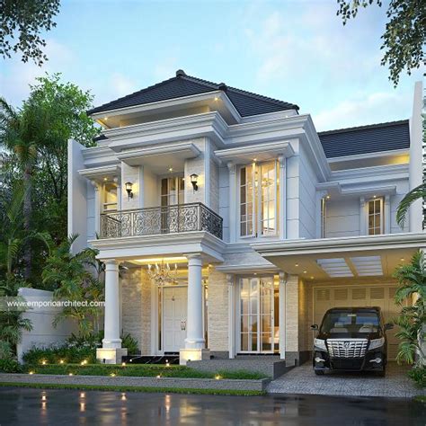 Desain Rumah Klasik 2 Lantai Bapak Gnd 1466 Di Solo