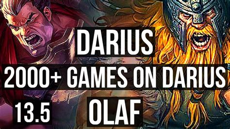 Darius Vs Olaf Top 8 Solo Kills 2000 Games Legendary 11 2 2 1