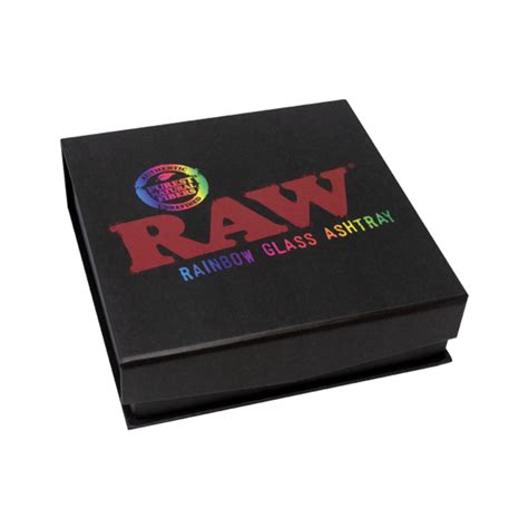 RAW Prism Glass Ashtray Rainbow Hamden Smoke Shop LLC