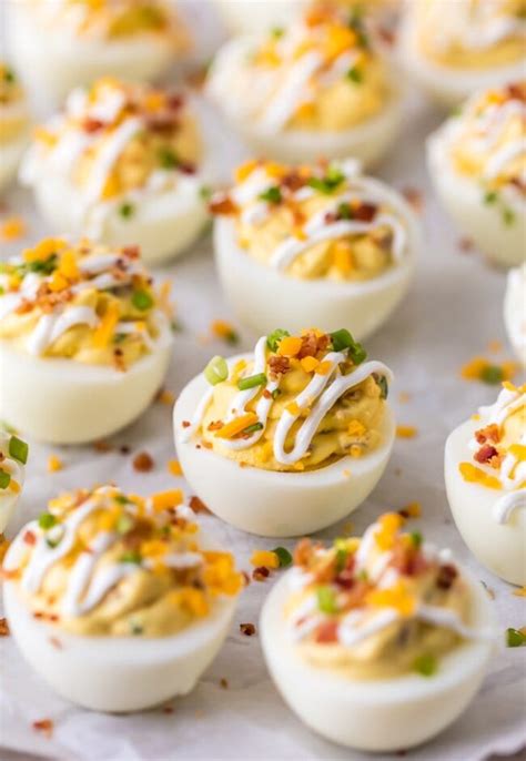 Loaded Deviled Eggs With Bacon Recipe The Cookie Rookie®