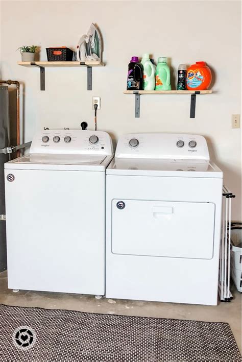 Garage Laundry Room Makeover Transformation