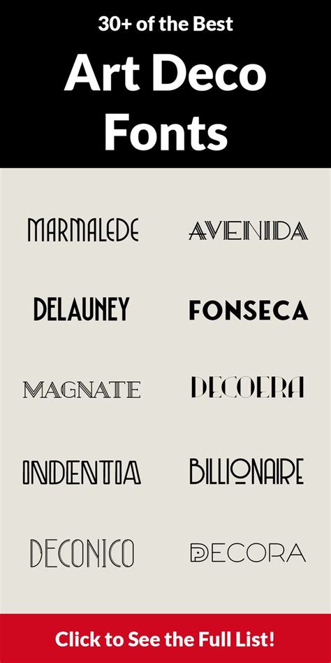 Fantastic Art Deco Fonts You Need For Your Next Project In