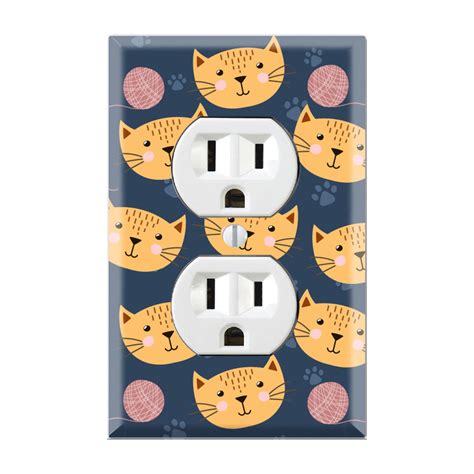 Cat Light Switch Cover Cat Light Switch Plate Cat Wall Plate | Etsy