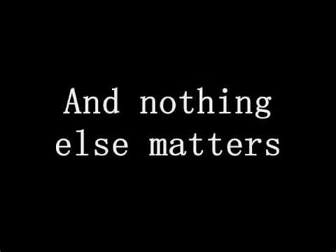 Nothing Else Matters - teploprofi