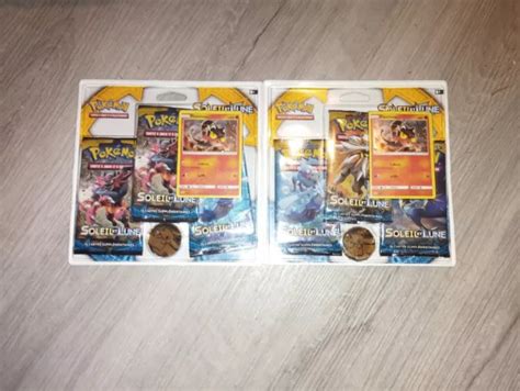 2 TRIPACKS BOOSTERS Cartes Pokémon Soleil Et Lune Français Scellés EUR