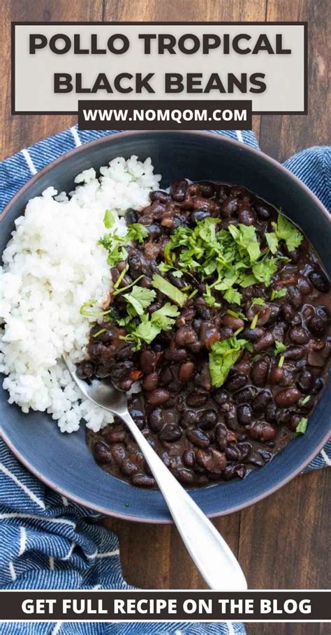 Pollo Tropical Black Beans Recipe Receta En 2024 Recetas Mexicanas