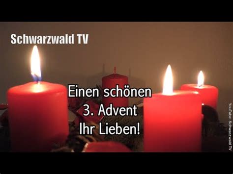 Advent Gr E Zum Dritten Advent Im Schein Der Roten