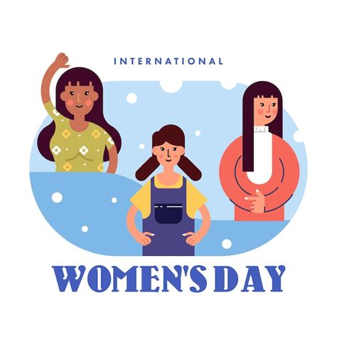 Premium Vector International Womens Day Background Illustration