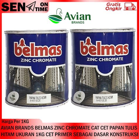 Jual Avian Brands Belmas Zinc Chromate Cat Cet Papan Tulis Hitam Ukuran