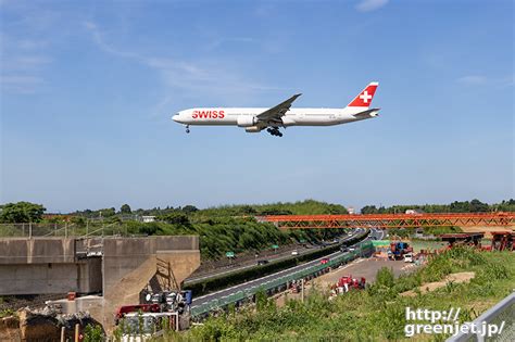 成田で飛行機～消えゆく橋とスイスb777 Mgt Greenjet 飛行機撮影記