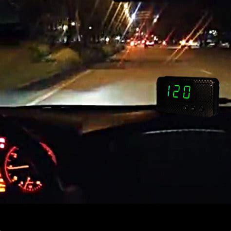 Digital Gps Speedometer Hud Mph Km H Overspeed Warning For Car