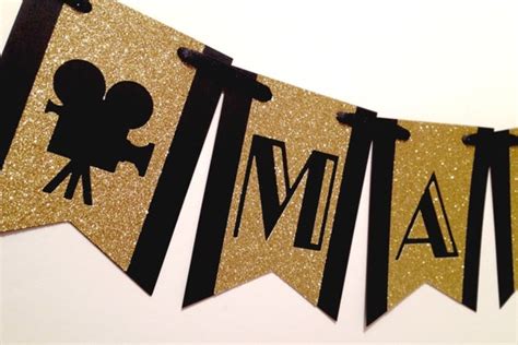 Movie Party Banner Movie Night Banner Movie Theme