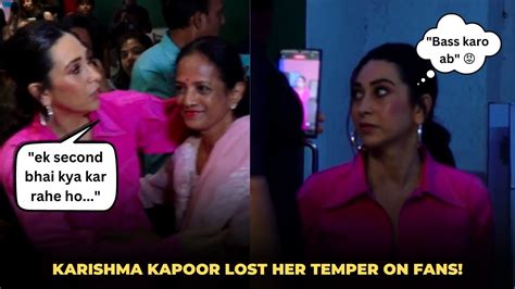 Karisma Kapoor Was About To Fall Badly Mobbed By Huge Crowd Youtube