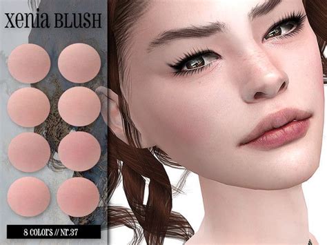 IzzieMcFire S IMF Xenia Blush N 37 Sims 4 Cc Makeup Makeup Cc Sims 4