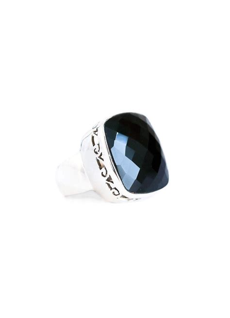 Buy Black Onyx Ring In Sterling Silver Online - Inaya Jewelry, New York ...