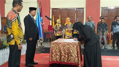 Rektor USN Lantik 17 Pejabat Kepala UPT Ketua Jurusan Dan Ketua