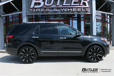 Ford Explorer With 22in Lexani CSS15 Wheels Exclusively From Butler