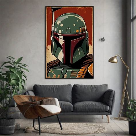 34 Boba Fett Star Wars Watercolor Prints Star Wars Art Printable Boba