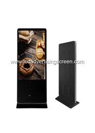 Super Slim Retail Signage Displays Floor Standing Kiosk Fcc Certificate