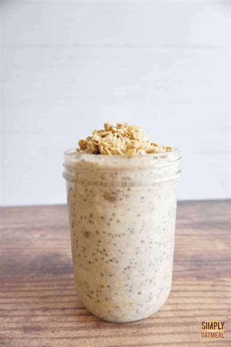 Banana Yogurt Overnight Oats Simply Oatmeal