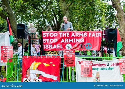 Stop Arming Israel Demonstration The Worlds Largest Arms Fair