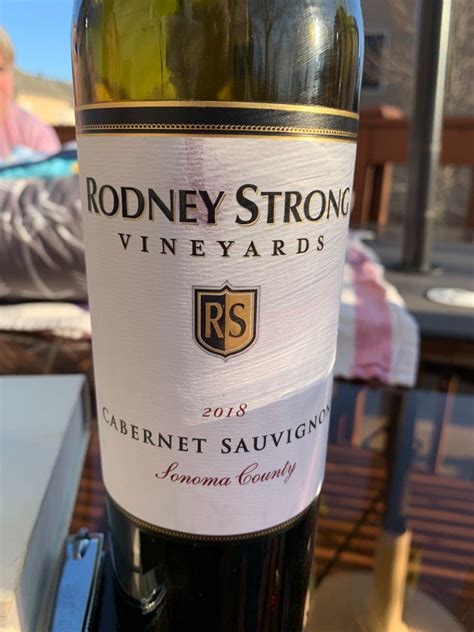 2018 Rodney Strong Cabernet Sauvignon Sonoma County Usa California