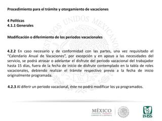 VACACIONES JEFES DE SERVICIO 2019 Pptx