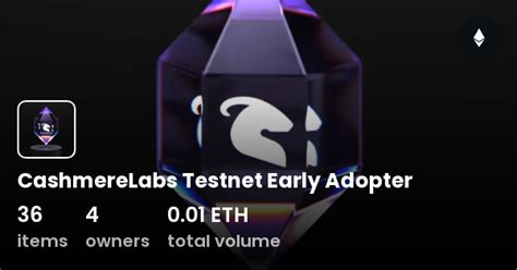 CashmereLabs Testnet Early Adopter Collection OpenSea