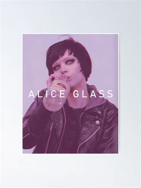 Alice Glass 5 Poster For Sale By Famelegends Redbubble