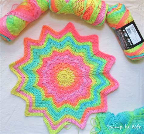 Blanket Star Rh Retro Stripes Crochet By Pimptalife Crochet