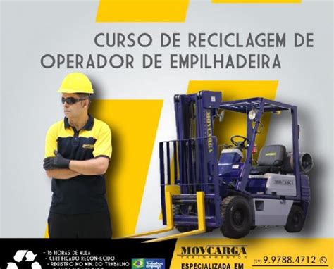 Curso Empilhadeira Reciclagem Em Sumar Clasf Formacao