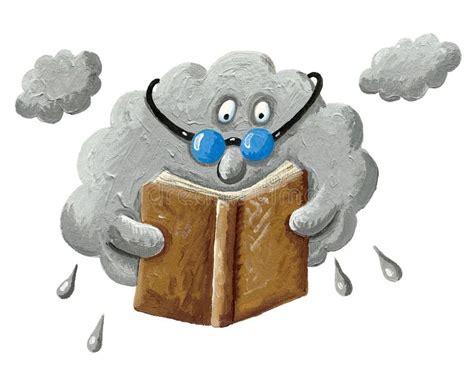 Nube De Lluvia Stock De Ilustraci N Ilustraci N De Pintura