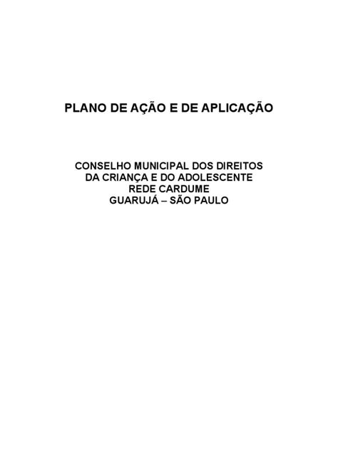 Pdf Plano De Acao Cmdca Modelo Iii Dokumen Tips