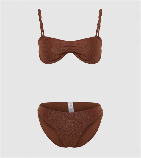 Buy Trendyol Strappy Bikini Set In Brown 6thStreet Saudi Arabia