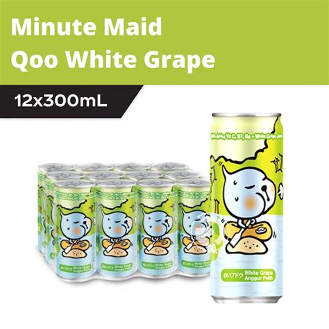 12x【minute Maid Qoo White Grape Juice 300ml】 Shopee Malaysia