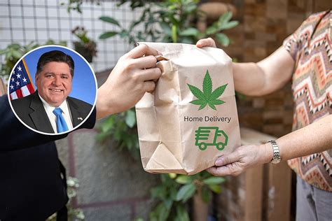 Gov Opens Door to Weed Delivery in Illinois