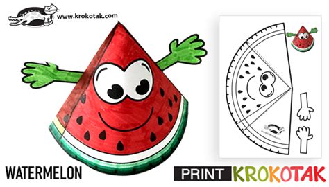 Free Printable Watermelon Template Simple Mom Project Atelier Yuwa