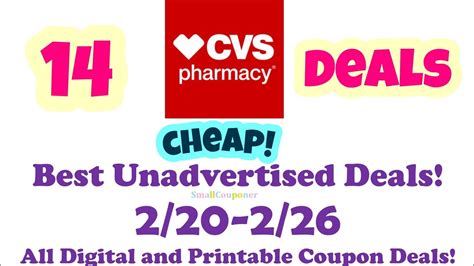 Cvs Best Unadvertised Deals Couponing This Week Update In