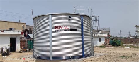 Vertical Stainless Steel Water Tank At Rs Litre Zinc Aluminium