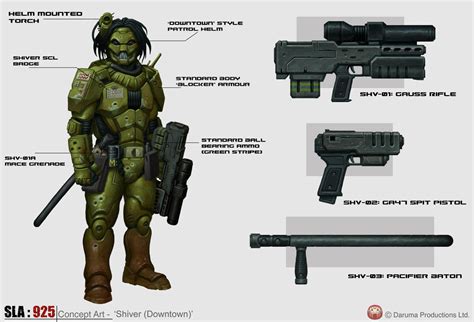 Shiver Concept Art Sla Industries By Daveallsop On Deviantart