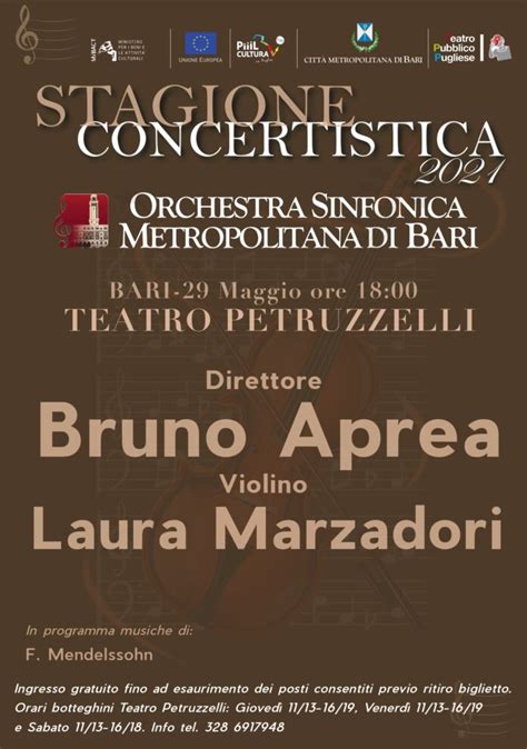 Teatro Petruzzelli Di Bari Concerto Dell Orchestra Sinfonica