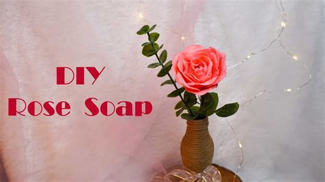 How To Make Rose Flower Soap Diy Rose Soap Tutorial Bunga Mawar Sabun