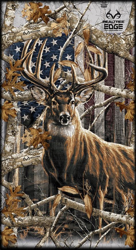 Realtree Patriotic Deer Panel